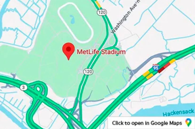 Carte MetLife Stadium